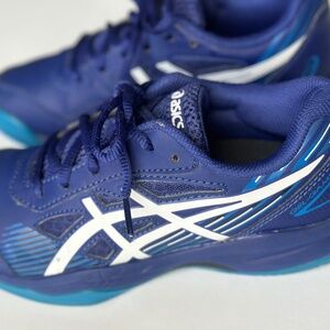 ASICS Gel-Game 8 Youth 4.5 / Women's 6 Deep Ocean White Tennis Shoe 1044A025